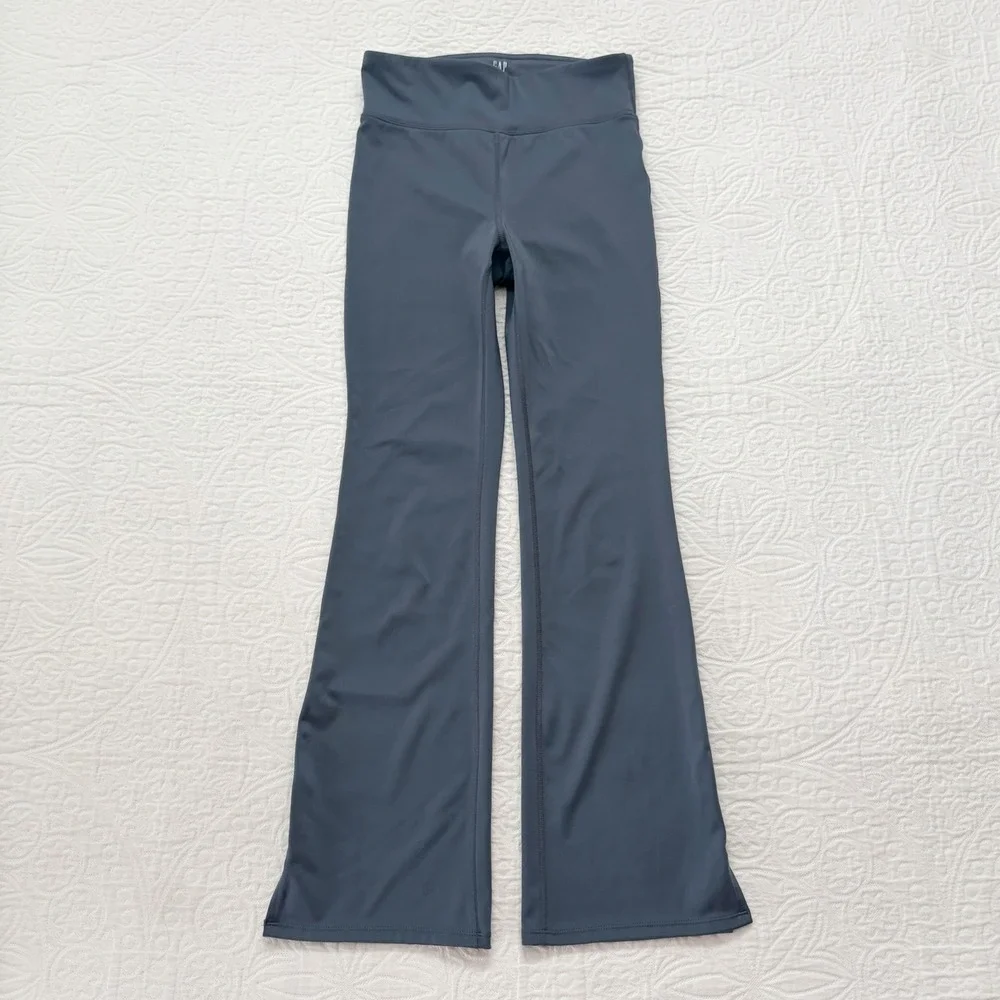 GapFit Teen High Rise Flare Leggings, Equinox Blue Sz 12